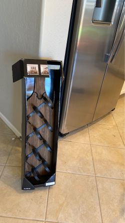 New wine rack wood display