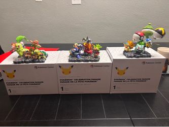 Pokémon 25th Celebration Parade Figures