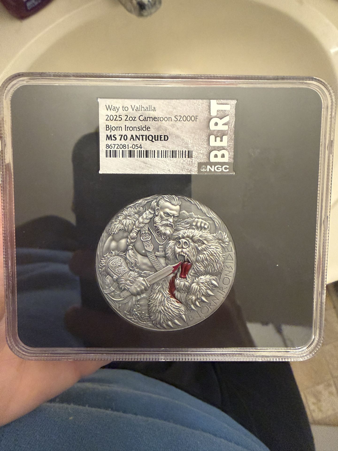 Way To Valhalla 2 Oz Ms70 Bjorn Ironside