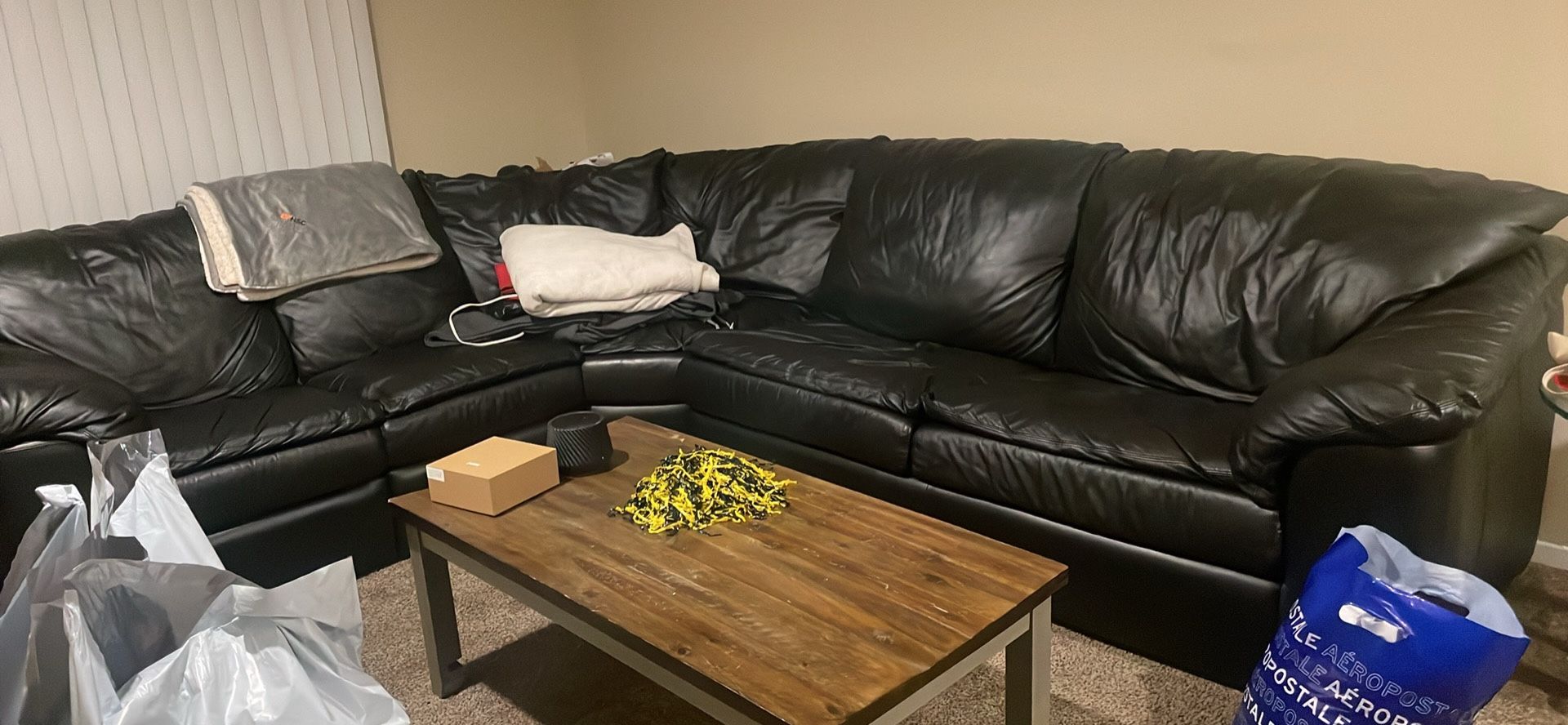 Leather Sectional