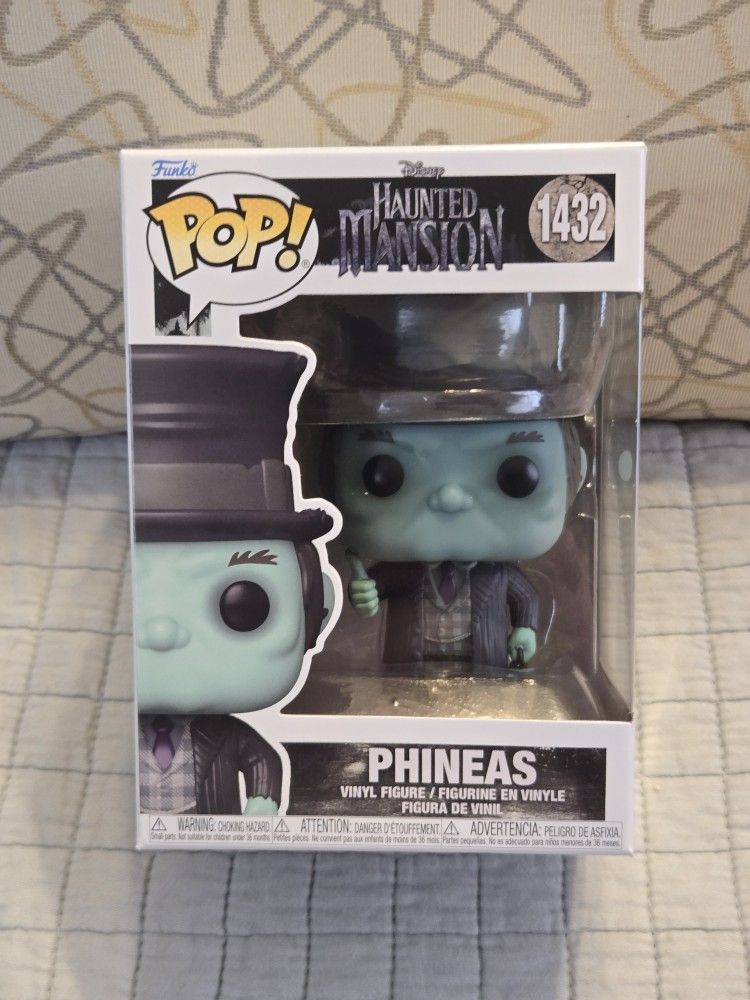 Disney Haunted Mansion Phineas Hitchhiking Ghost Funko Pop