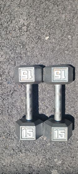 Hexagon Dumbbells-15lbs 
Cash or Zelle