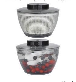 Electric Salad Spinner - Berry Washing Bowl 2-in-1, 5Qt,Medium


