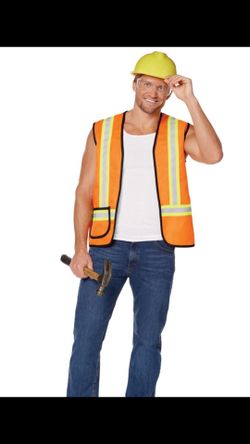 Spirit Halloween Adult Construction Worker Costume Kit