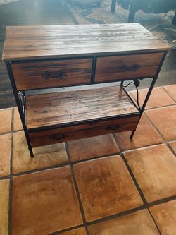 Rustic side table