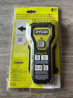 RYOBI Whole Stud Detector ESF5002 Auto Depth Scan Stud Finder Open Box