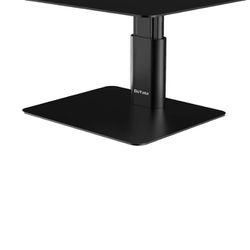 Boy at a Monitor Stand, Adjustable Monitor Riser Metal Computer Stand Compatible with TV, PC, Laptop, Computer, iMac, and All Screen Display-Black …  