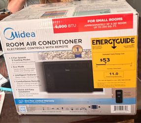 Brand new unopened Midea rooom air conditioner 6,000 btu up to 250 SQ FT $160 firm