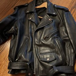 Leather Motorcycle Jacket 