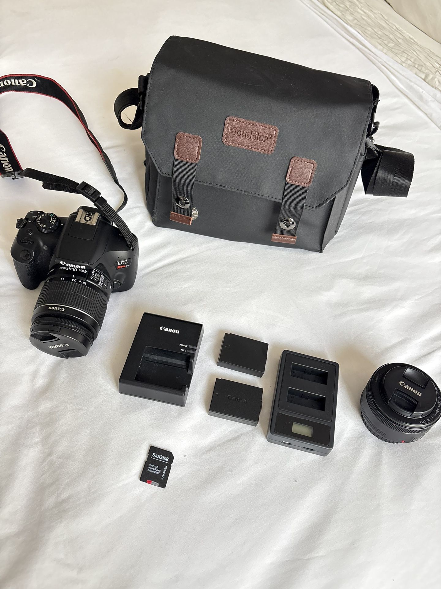 LA Creatives! Photographer Bundle OBO: EOS Rebel T6 w/ EFS 18/55mm lens and 50mm Lens