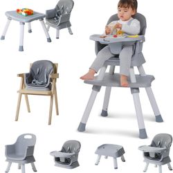 8 in 1 Highchairs for Babies and Toddlers,Nookbeya Baby High Chair Convertible High Chair for Baby,Kids Learning Table,Building Block Table,Kids Stool