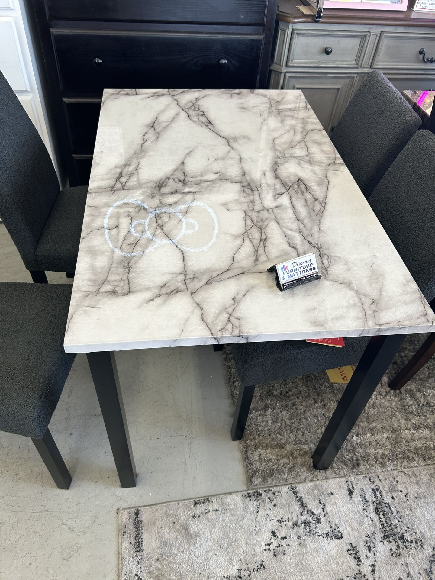 Small Dining Table Set 5 Pieces