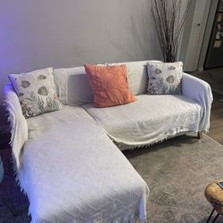 IKEA Couch With Chase Lounge