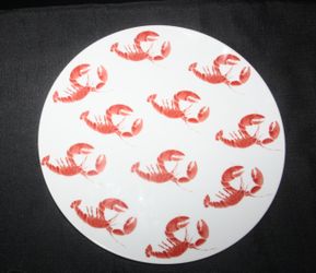Studio Nova Lobster Red plates and Plater