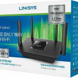 Linksys AC2200 tri-band router