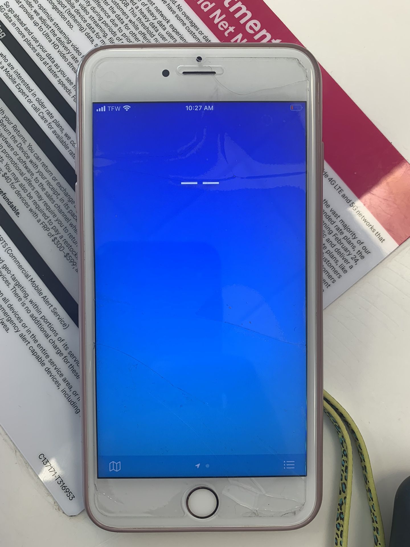 iPhone 6S Plus Rose With Case