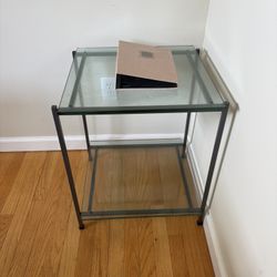 Glass Corner Table 