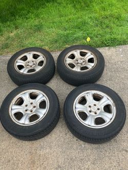Set of 4 Subaru Wheels and Tires 16”