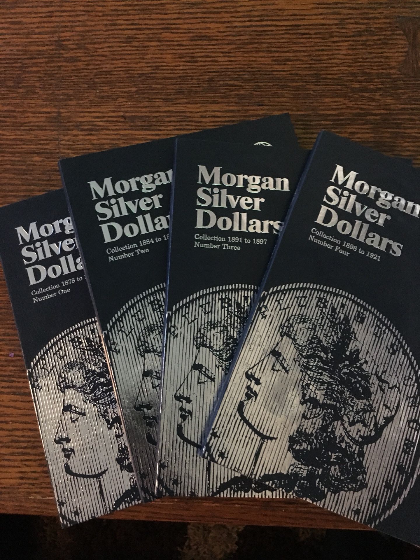 Whitman Morgan silver Dollar #1-4 Years 1878-1921