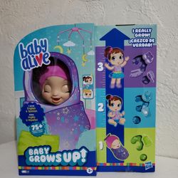 Baby Alive Baby Grows Up (Happy) Happy Hope or Merry Meadow, Growing & Talking