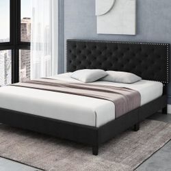 King Size Bed Frame With Headboard