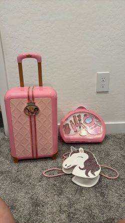 Princess set luggage and make up