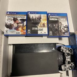 PS4 Console, Controller, And Games