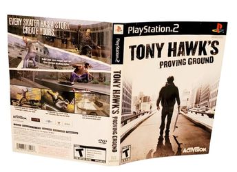 [ARTWORK ONLY]Sony PlayStation 2 PS2 Tony Hawks Proving Ground (NO GAME/NO CASE. This is the cover art for the 2007 skateboarding video game Tony Hawk