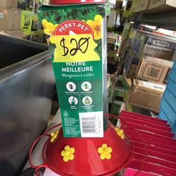 Perky-Pet Our Best Red Base Glass Hummingbird Feeder - 30 oz. Capacity