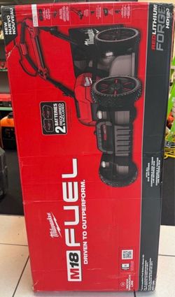 Milwaukee M18 FUEL 21” self propelled Dual battery mower KIT