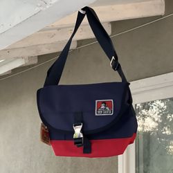 Ben Davis Blue / Red Waist Bag BDW-8007 Japan Blends Corp Fanny Pack
