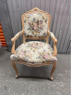 Louis XV Style Tapestry Fauteuil Armchair