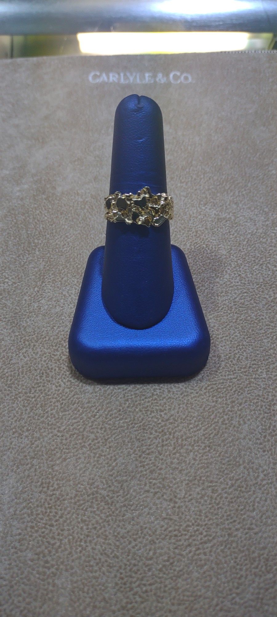 Men's Gold Nugget Ring