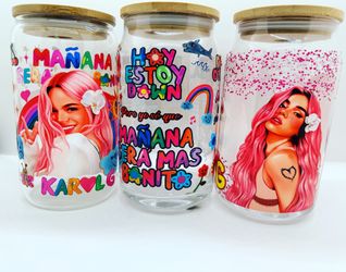 Glass Tumblers ( Any Team, Any character)