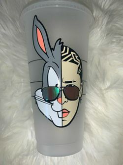 Bad bunny personalized Starbucks cup