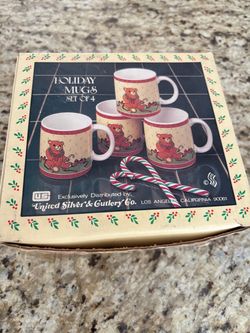 Christmas Mug Set, New