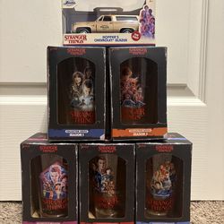 Stranger Things Cups & Hopper’s Blazer