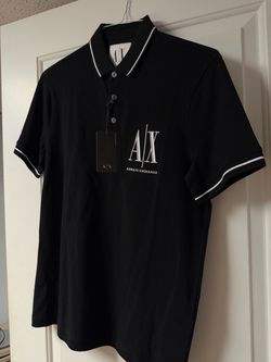 Brand New size Medium Armani Exchange black Polo