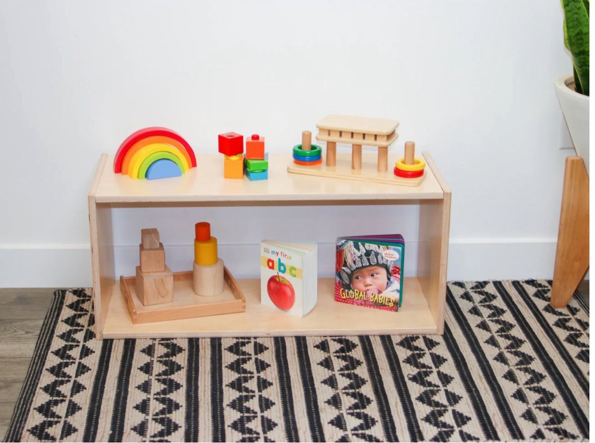 Toy Shelf ( Montessori) Infant/ Toddler Size 30”