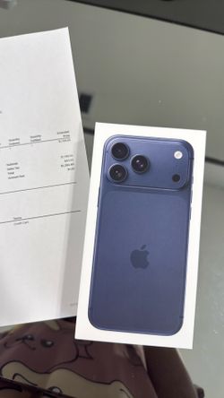iPhone 17 Pro Max  256gb Deep Blue 