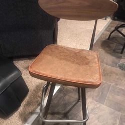 Vintage Swivel Stool Chair