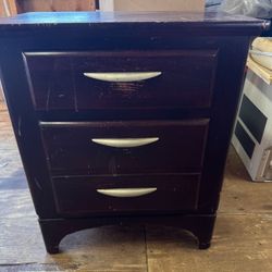 Night Stand Solid Wood