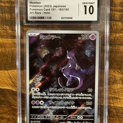 CGC Gem Mint 10 Mewtwo Art Rare Holo