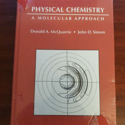 NEW Physical Chemistry: A Molecular Approach by McQuarrie (Hard Cover)