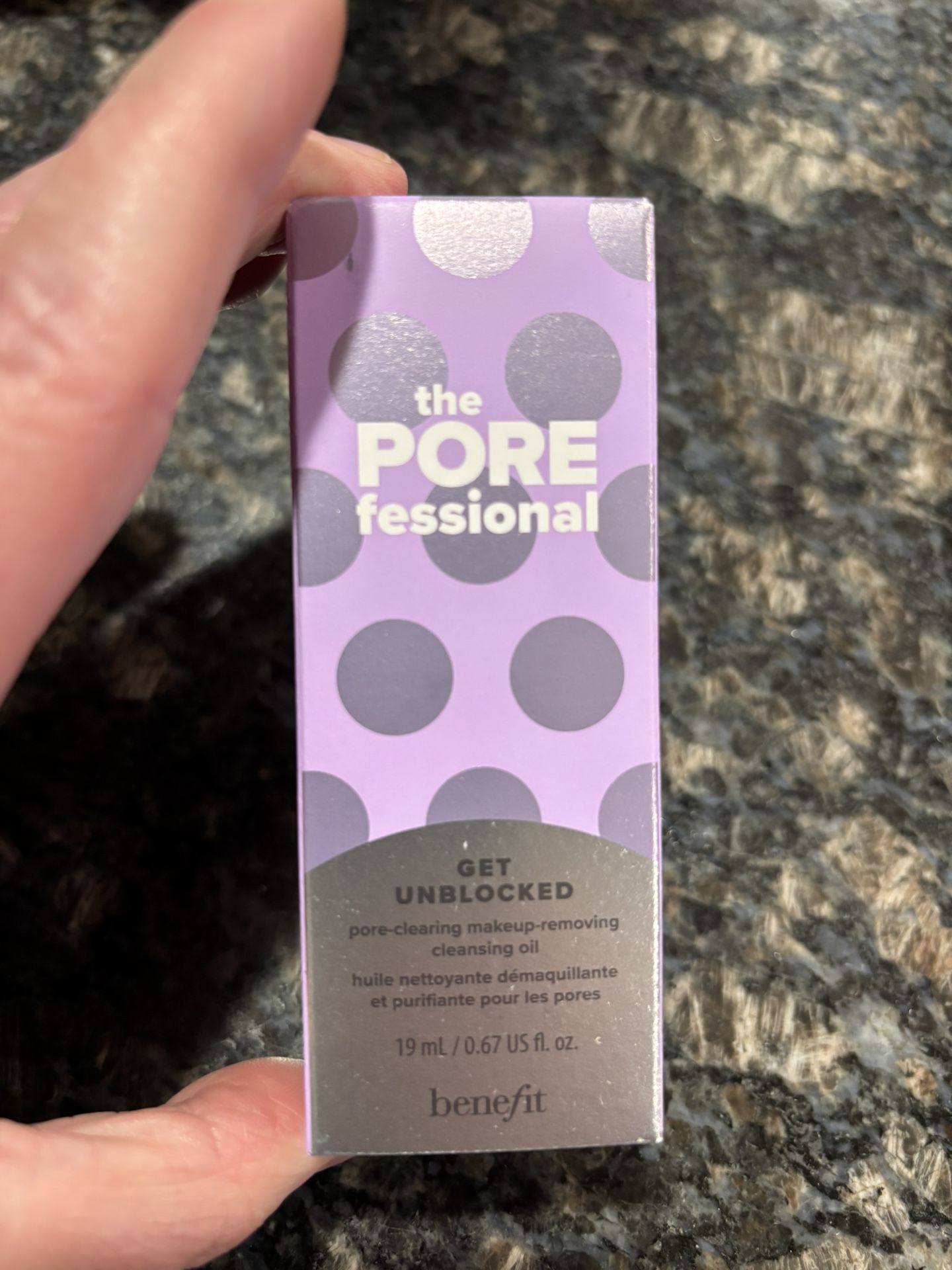 NEW BENEFIT COSMETICS THE POREFESSIONAL GET UNBLOCKED PORE CLEARING MAKEUP REMOVING CLEANSING OIL $5!