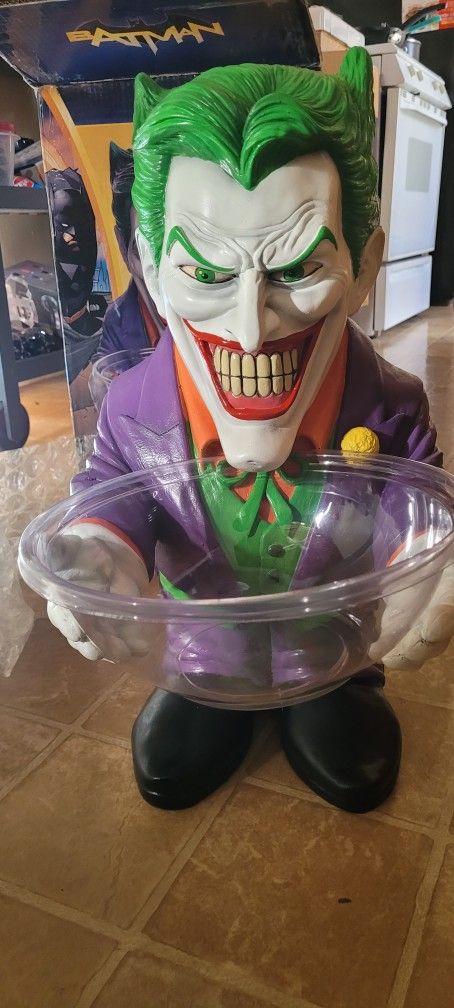 Joker Halloween Candy Bowl Holder/Decoration for Sale in South