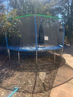 TruJump Trampoline with Safety Enclosure Net