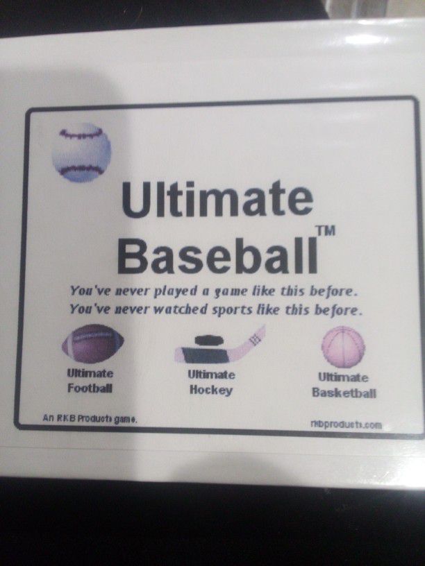 Ultimate Baseball By RKB Products