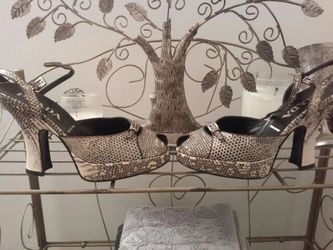 Prada snakeskin heels