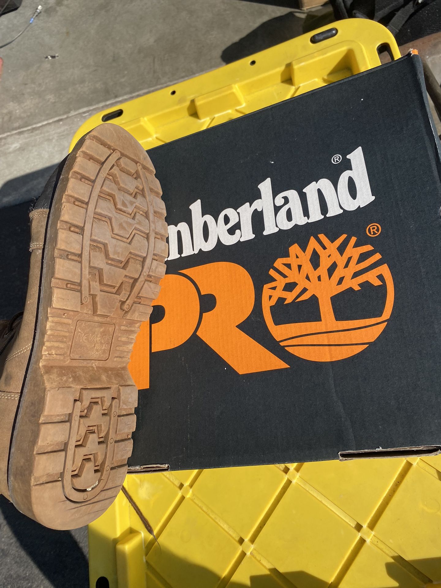 timberlands crossstreet steel toe sz 12